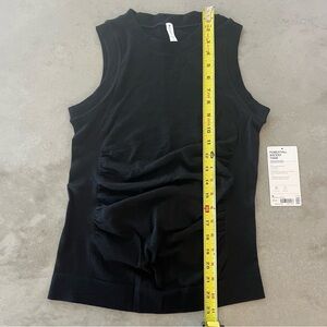 NWT small Athleta Foresthill Ascent Tank black wool blend